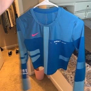 Off-white x Nike workout shirt size M blue